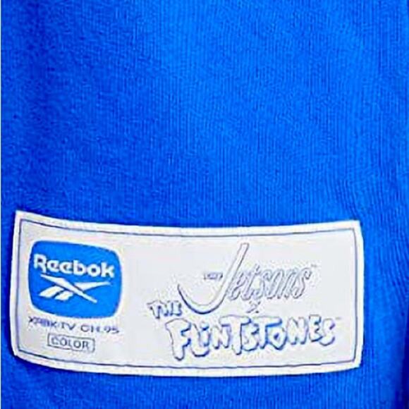 Reebok 2XL Men’s Standard Graphic Tee, Jetsons meet the Flintstones Blue - Picture 5 of 5